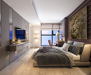 P Apartment Interior A2 Bedroom 2