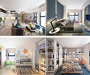 P Interior Apartment full rooms A1