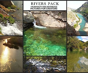 Rivers Pack: +90 Royalty Free Ref Pictures