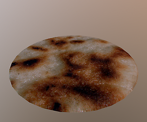 Bread Low Poly 4K & Texture