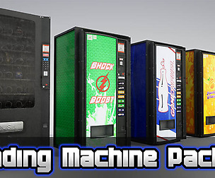 Vending Machine + Food & Drink - Prop Pack