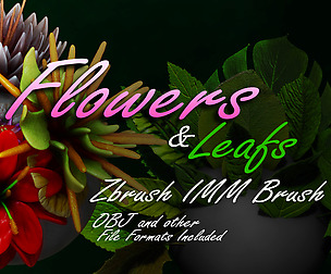 Flower & Leaf Brush
