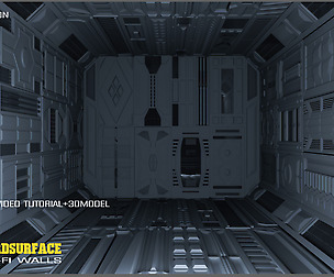 Sci-Fi walls KitBash Pack 50 vol 01