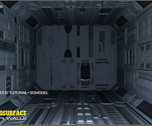 tutorial Sci-Fi walls KitBash Pack 50 vol 01
