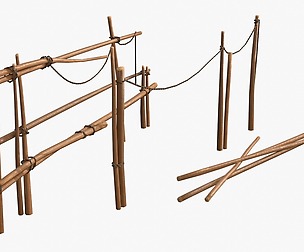 Old Wooden Fences 01