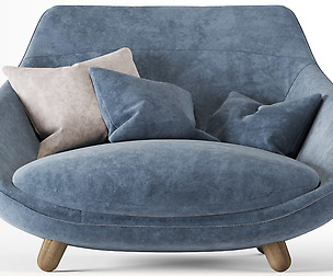 Love sofa hight back
