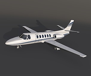 Cessna 550 citation II private jet