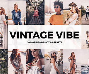 20 Vintage Vibe Lightroom Presets and LUTs