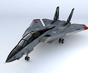 Grumman F14 Tomcat 3D Model