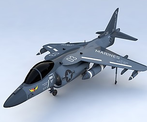 McDonnell Douglas AV-8B Harrier II 3D model