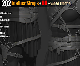 202 Leather Straps + UV +Tutorial