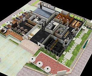 Spa center model
