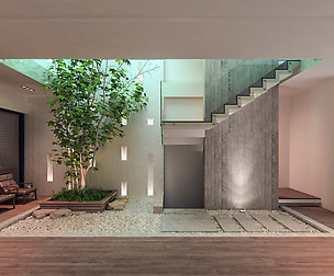 The garden indoor