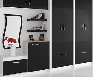 Wall wardrobe