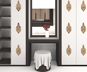 Wall wardrobe