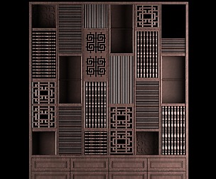 Wooden partition