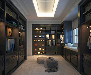 AQ Classic Walk in Wardrobe