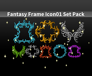 Fantasy Frame Icon01 Set Pack