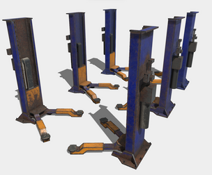 Hydraulic car lift