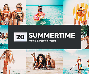 20 Summertime Lightroom Presets and LUTs