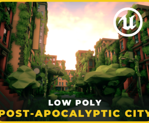 Low Poly: Post-Apocalyptic City