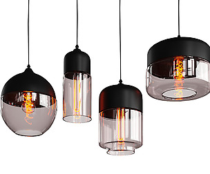 glass pendant light