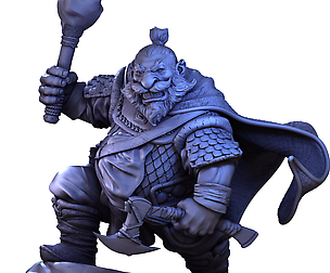 DWARF MINIATURE FOR 3D PRINTING