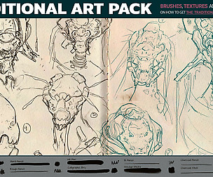 Traditional Art In Photoshop (Brushes+Tutorial)