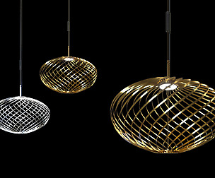 Spring pendant light by Tom Dixon