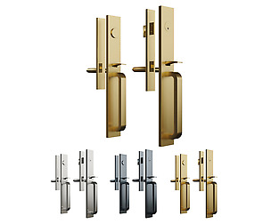 Door handle set main entry