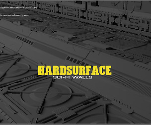 Sci-fi walls KitBash Pack Vol.02