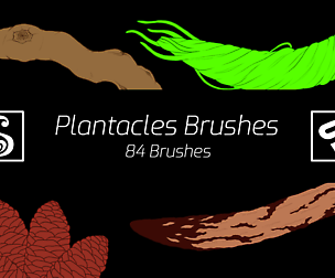 Plantacles — 84 Plant Tentacle Brushes for Clip Studio Paint
