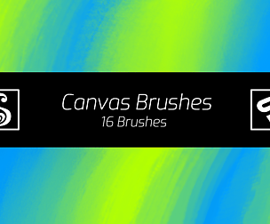 Canvas - 16 Brushes