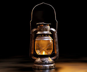 old oil lantern . Lantern