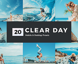 20 Clear Day Lightroom Presets and LUTs