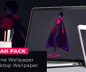 Qeyrah Pack - Desktop and Phone Wallpapers