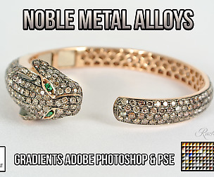 Noble Metal Alloys Gradients