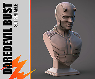 Daredevil Bust - Fan Art