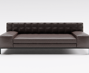Free Leather Sofa 3D-Model