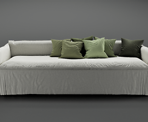 Cozy Sofa 3D-Model