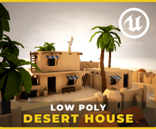 Low Poly: Desert House
