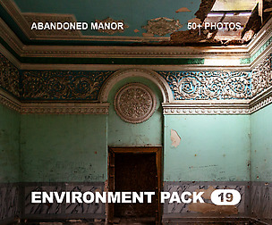 EP19 / Abandoned Manor of Victorian Period — photo reference pack