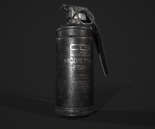 Flash Bang Grenade 3D PBR Model
