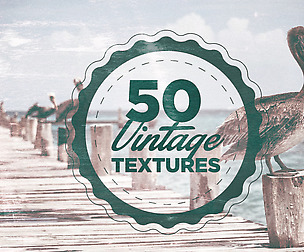 50 Vintage Grain Textures