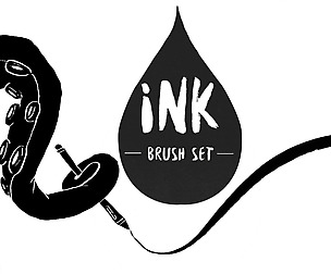 super ink brush set