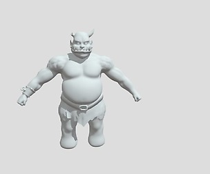 Orc for 3D game or animation - NOT RIGGED 3D model