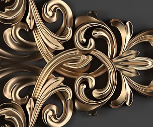 Printable Floral Ornament 01