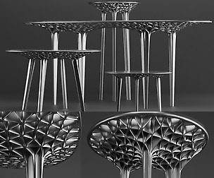 Sedona Tables & Stool by Janne Kyttanen