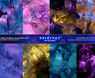10 FREE NEBULA BACKGROUNDS - PACK 125