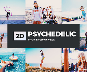 20 Psychedelic Lightroom Presets and LUTs